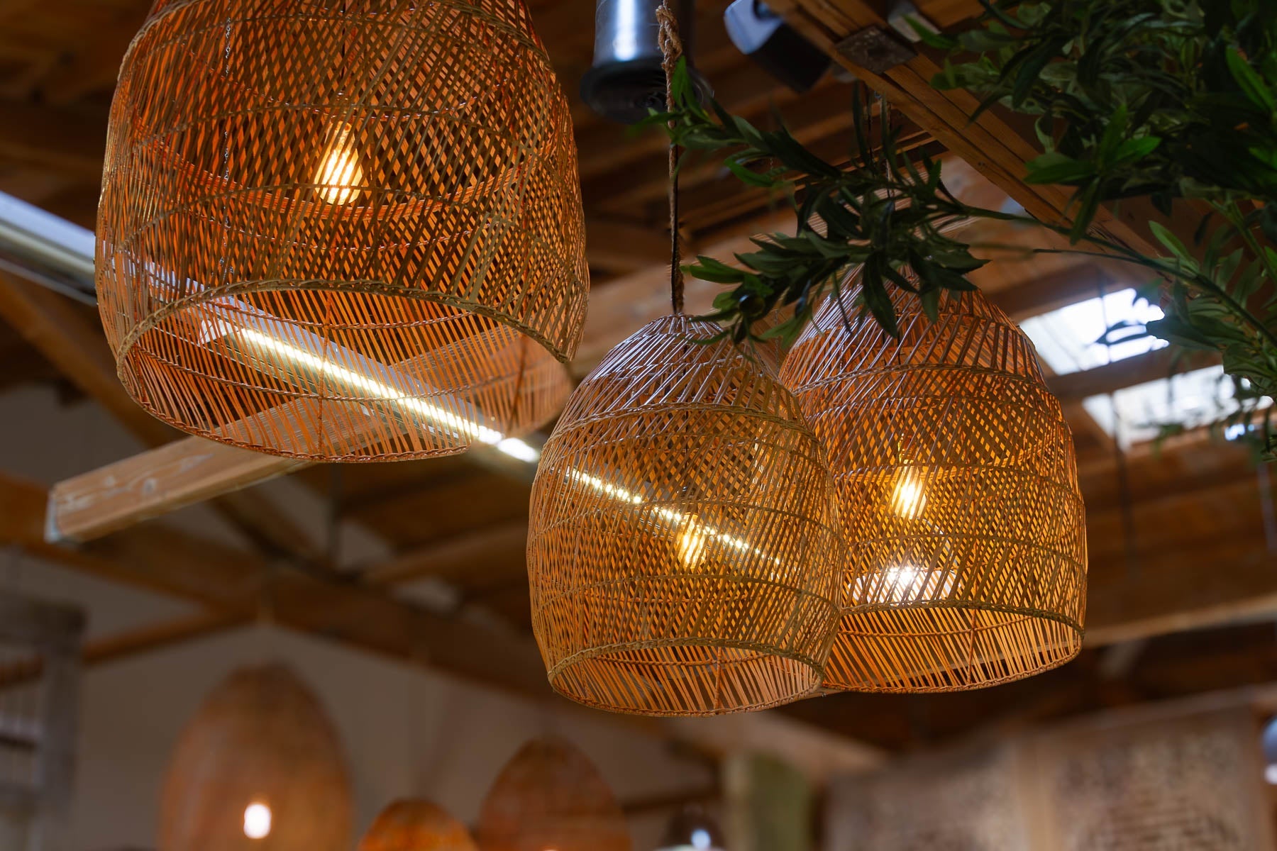 Tulum Handwoven Rattan Pendant Light - Atlas & Kiln