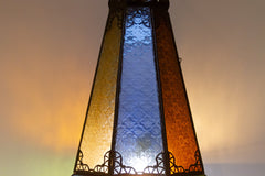 33-Inch Marrakech Multicolor Glass Lantern - Atlas & Kiln
