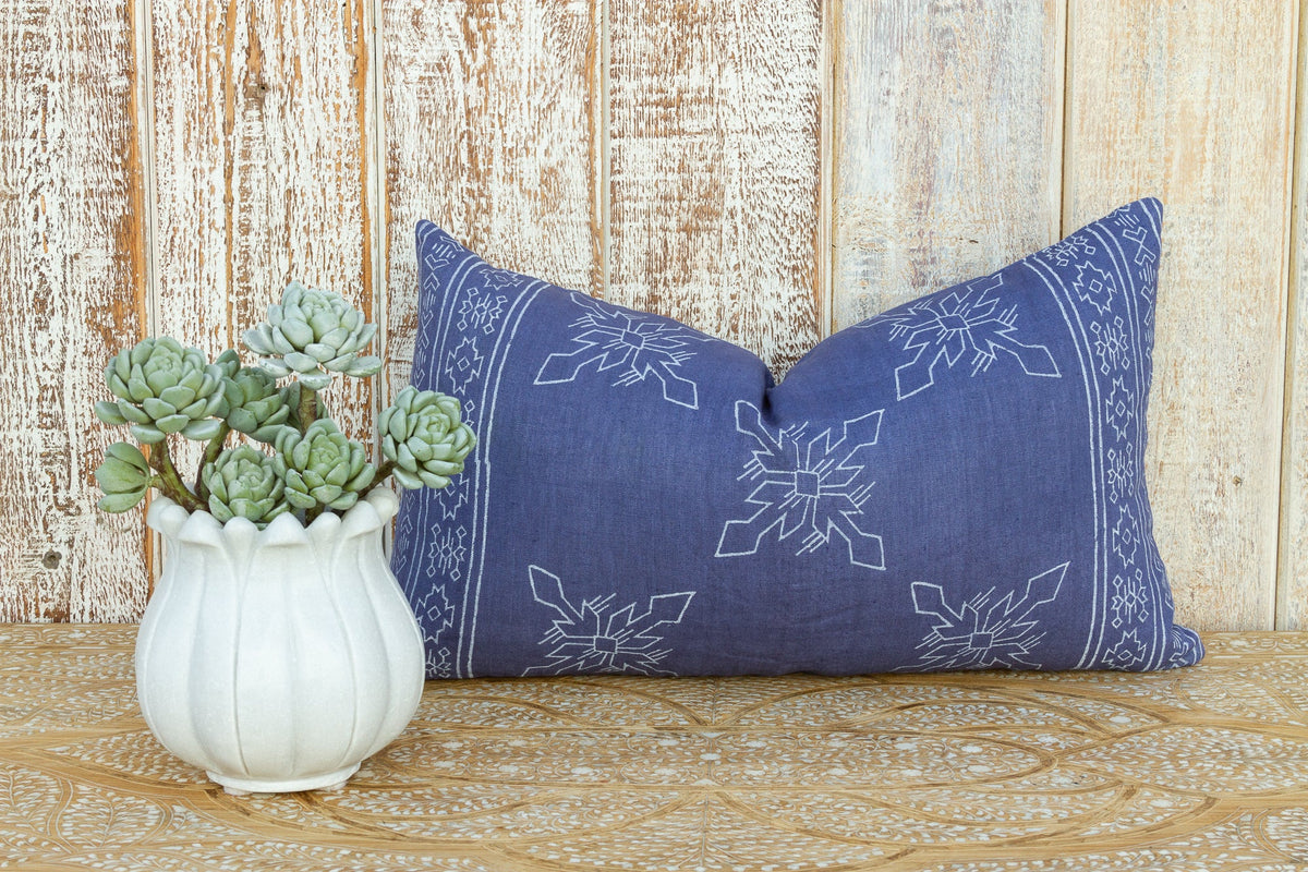 Itzcali Aztec Block Print Pillow (Trade)