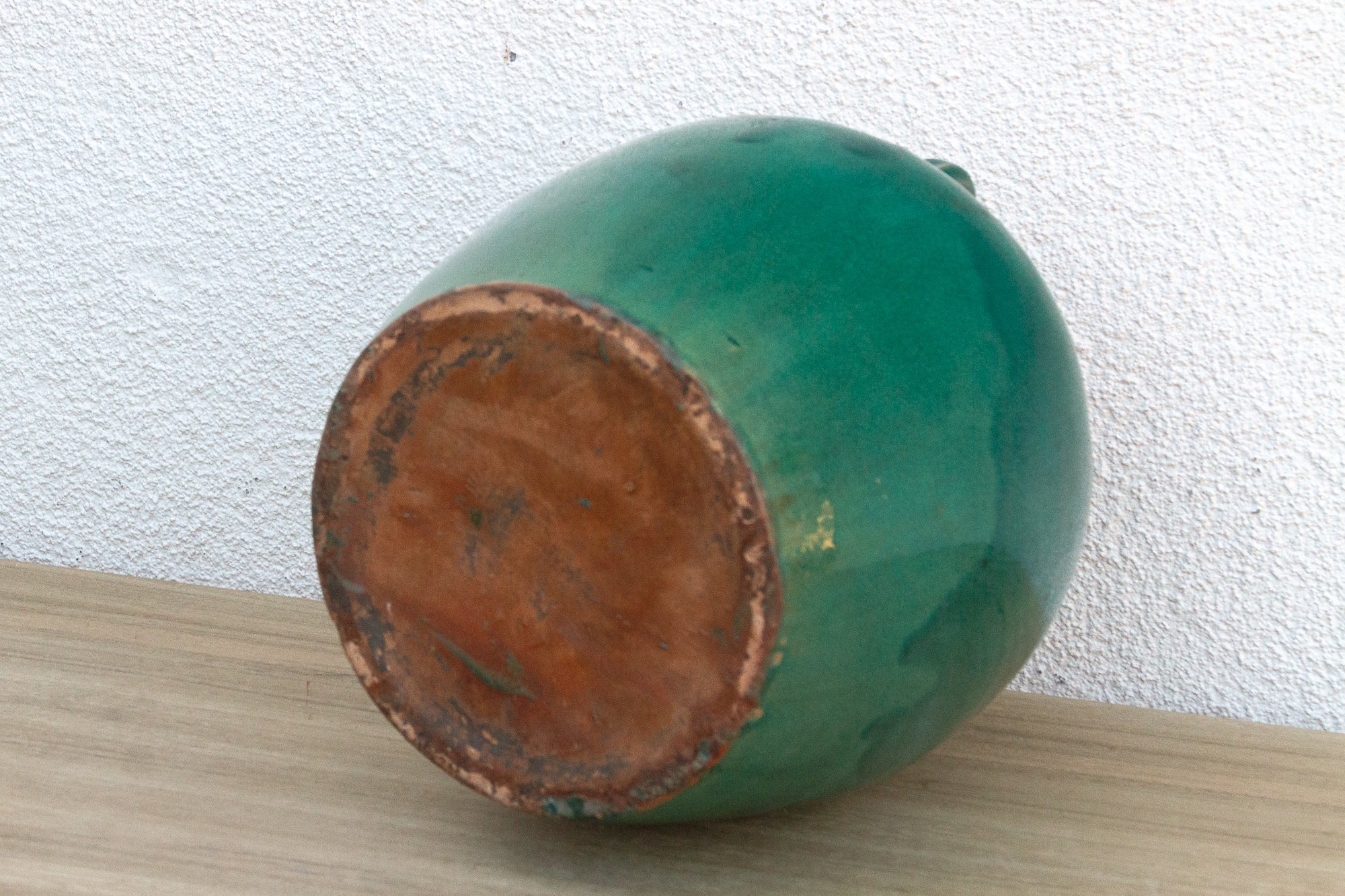 Antique Emerald Green Pottery Jar - Atlas & Kiln