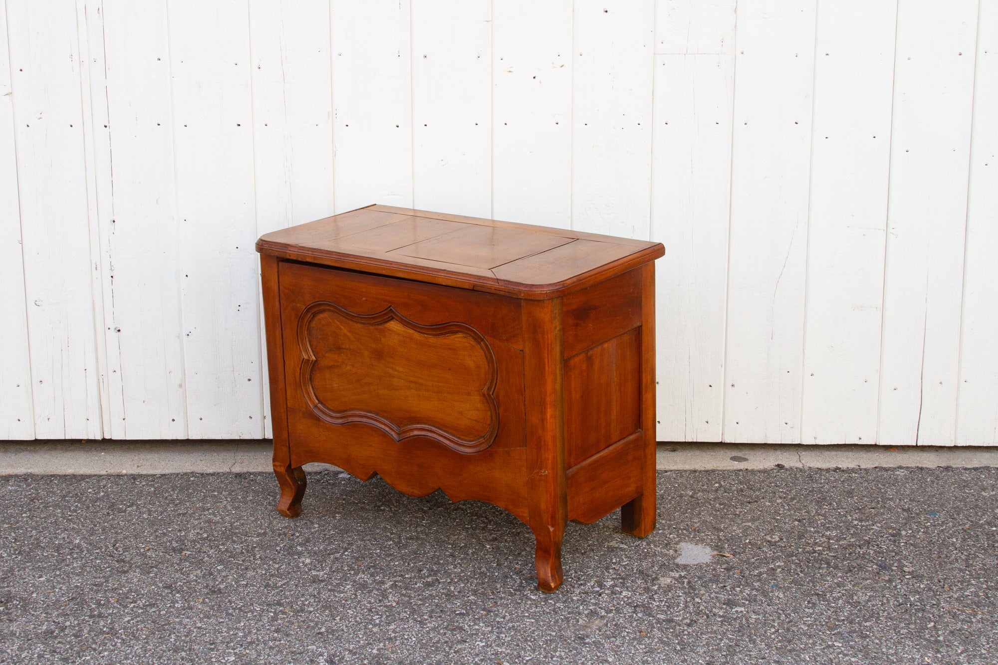 19th Century French Fruitwood Chest - Atlas & Kiln