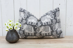 Gajraj Indian Dhurrie Block Print Pillow Cover - Atlas & Kiln
