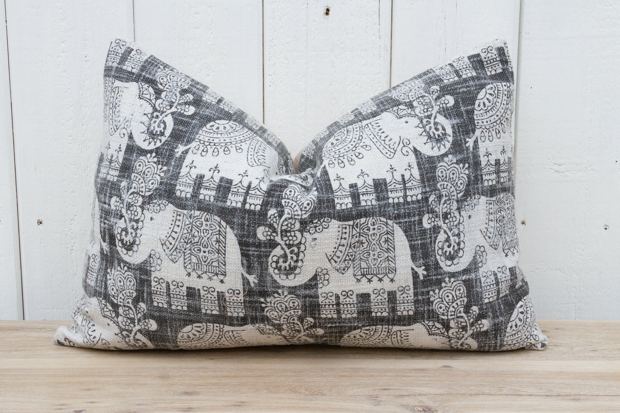 Gajraj Indian Dhurrie Block Print Pillow Cover - Atlas & Kiln