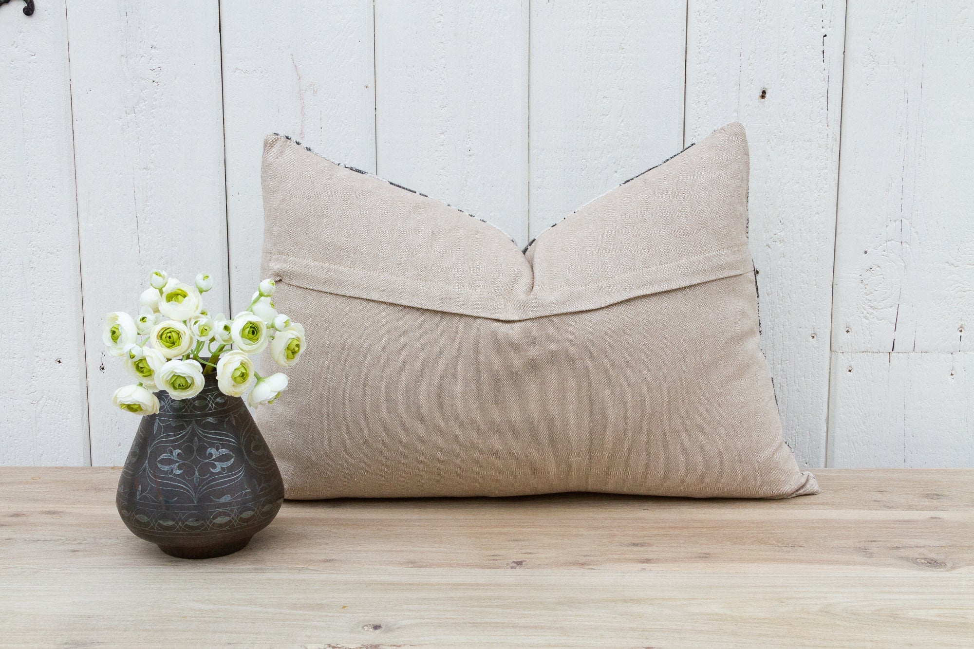 Gajraj Indian Dhurrie Block Print Pillow Cover - Atlas & Kiln