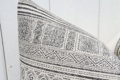 Badal Indian Dhurrie Block Print Pillow Cover