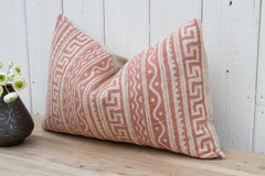 Wiskria Indian Dhurrie Block Print Pillow Cover