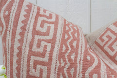 Wiskria Indian Dhurrie Block Print Pillow Cover