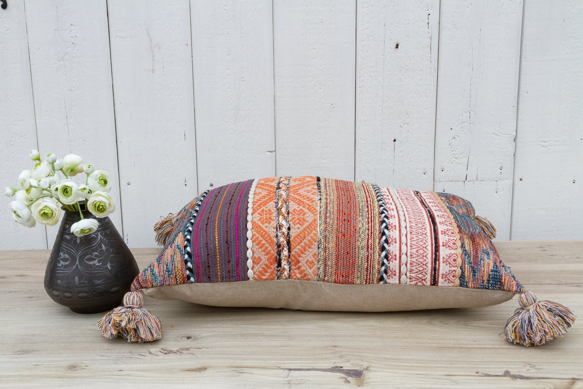 Purple Margarita Nomadic Moroccan Lumbar Pillow Cover - Atlas & Kiln