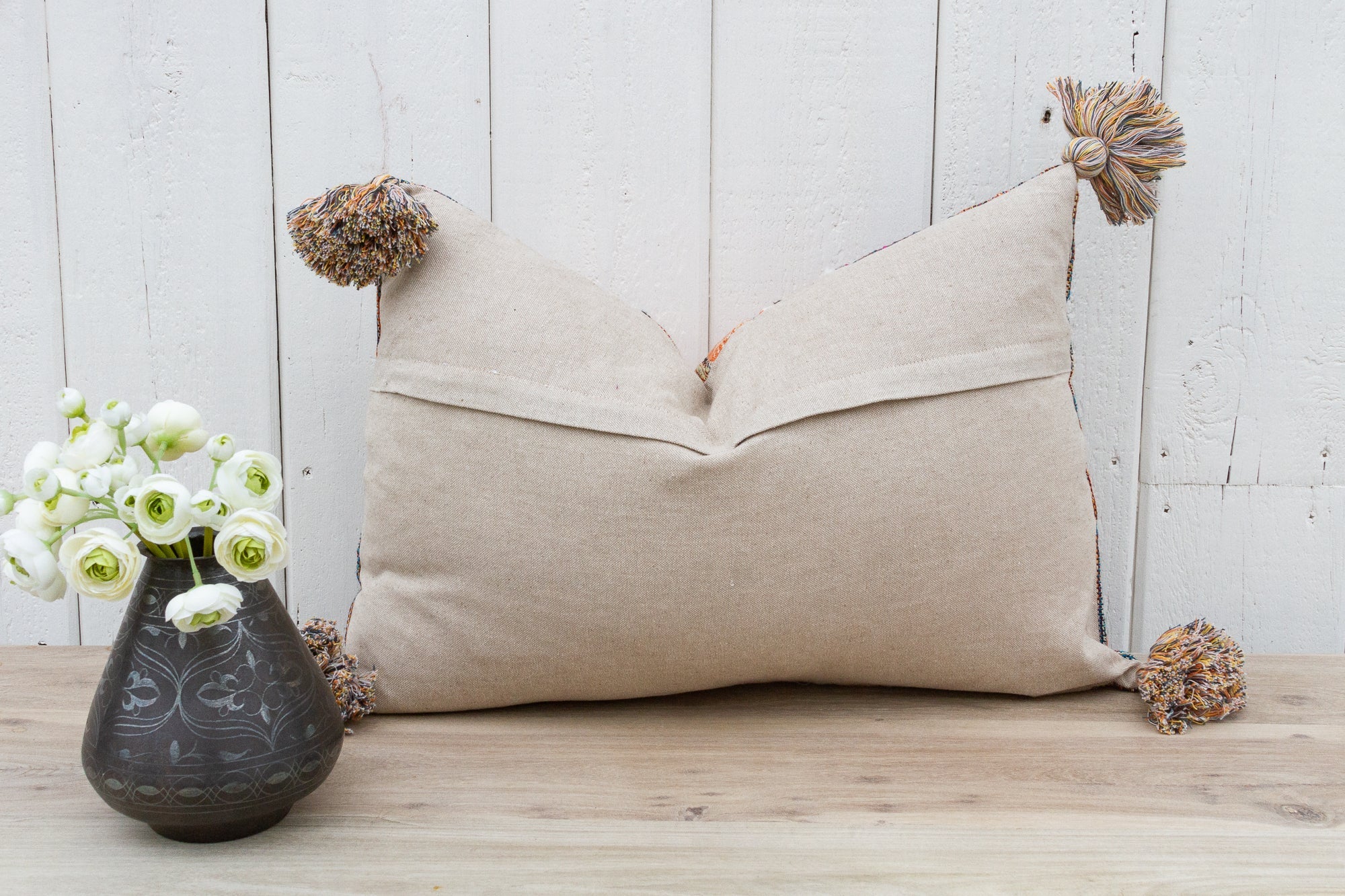 Purple Margarita Nomadic Moroccan Lumbar Pillow Cover - Atlas & Kiln