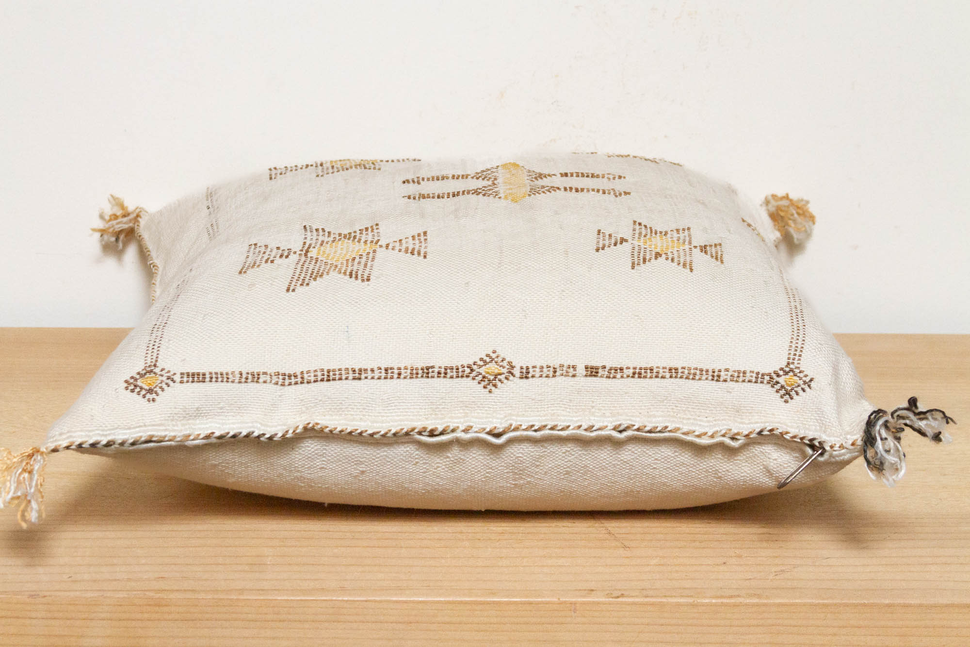 Marrakech Souks Moroccan Cactus Silk Pillow - Atlas & Kiln