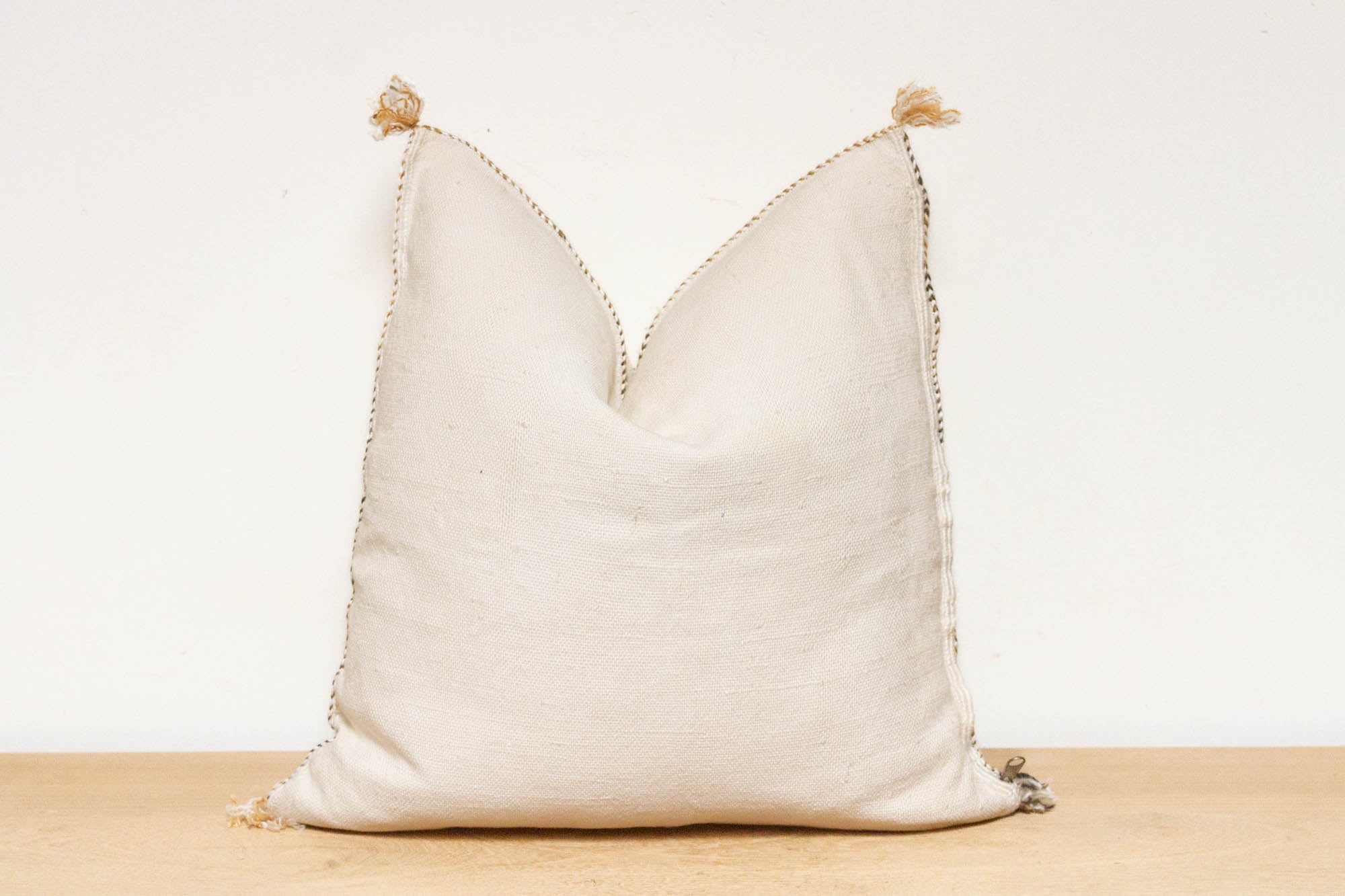 Marrakech Souks Moroccan Cactus Silk Pillow - Atlas & Kiln