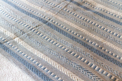 Azul Hand-loomed Cotton Pom-Pom Throw