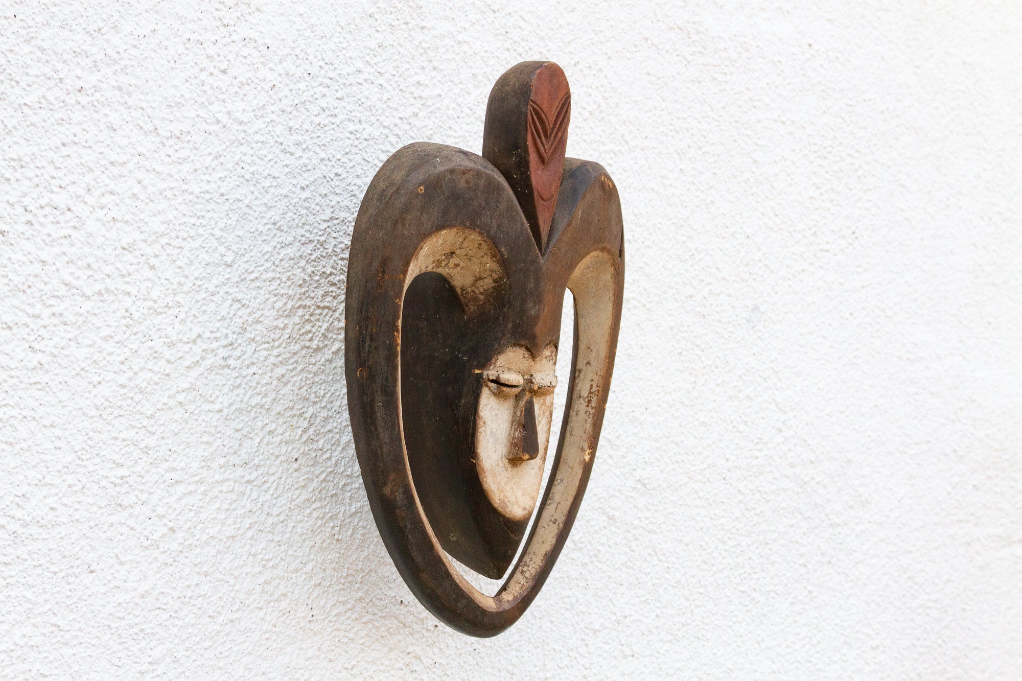 African Painted Kwele Protector Mask - Atlas & Kiln