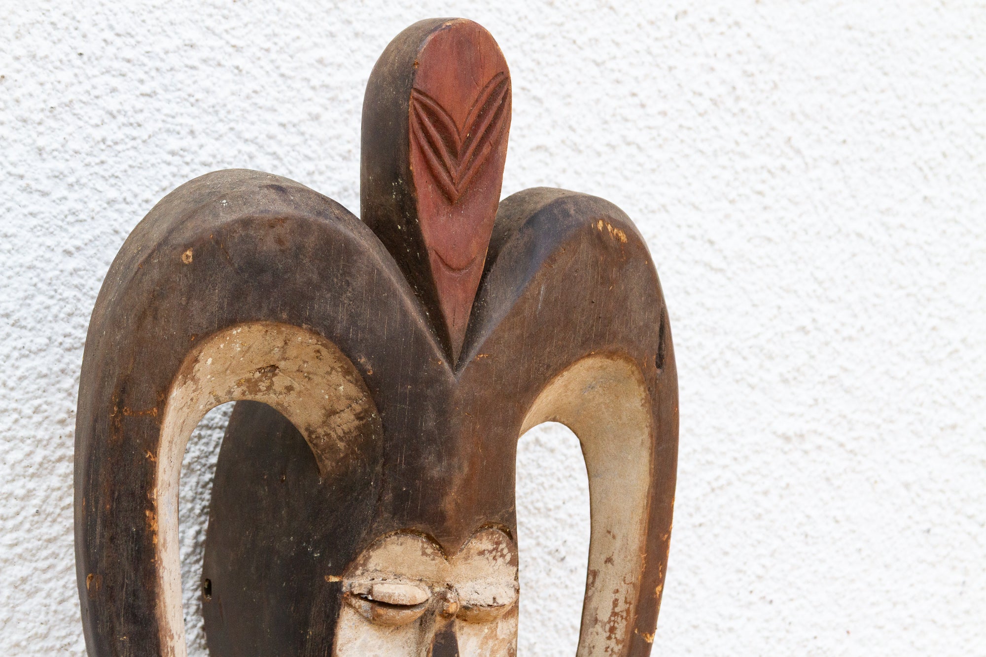 African Painted Kwele Protector Mask - Atlas & Kiln