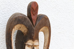 African Painted Kwele Protector Mask - Atlas & Kiln