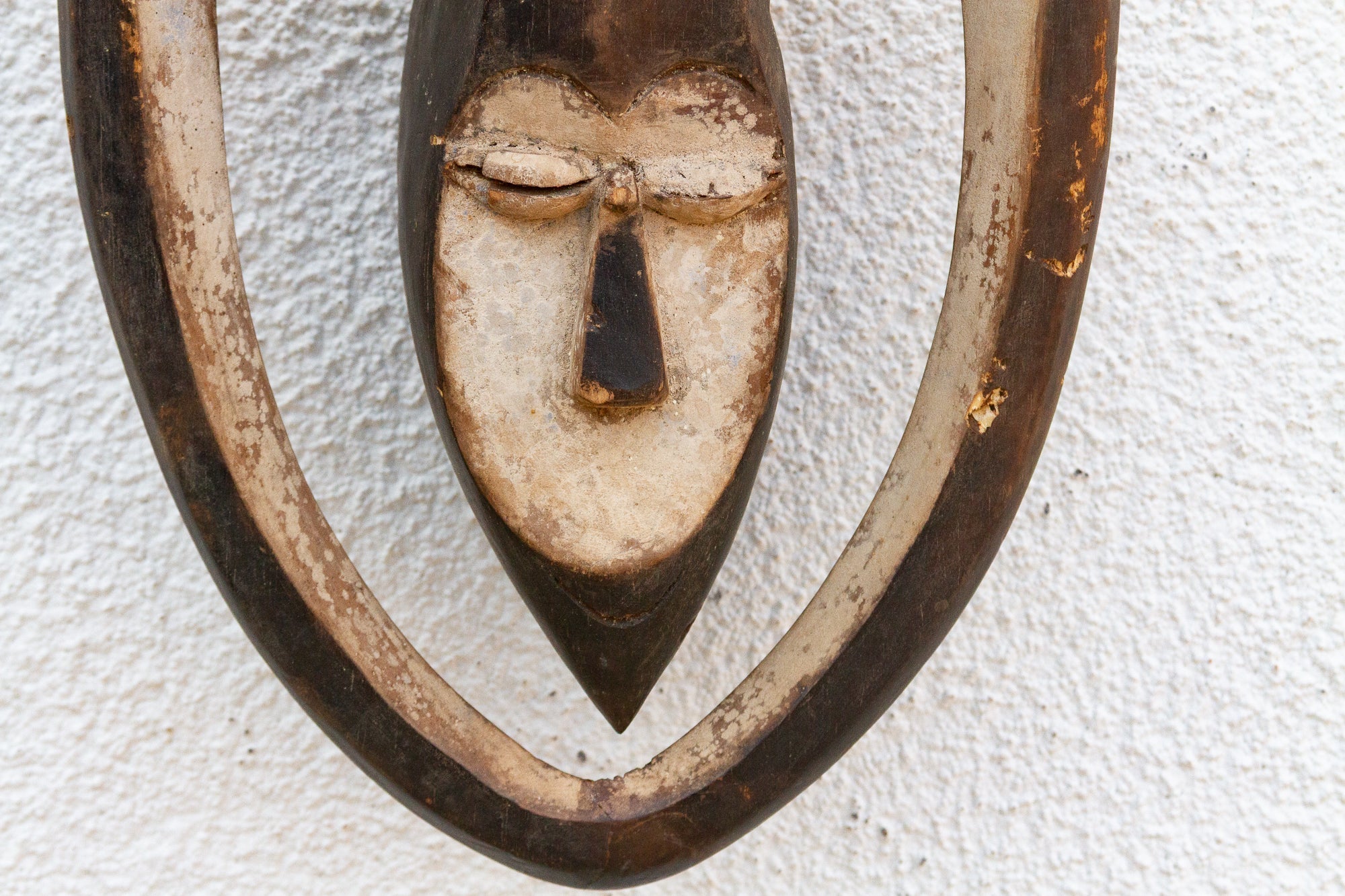 African Painted Kwele Protector Mask - Atlas & Kiln