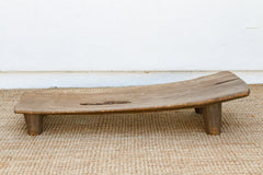 Antique Rugged Wood African Low Table