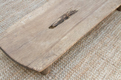 Antique Rugged Wood African Low Table