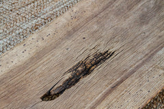 Antique Rugged Wood African Low Table