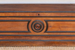 Mid 1800's Italian Walnut Heirloom Storage Bench
