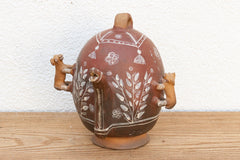 Vintage Terracotta Peruvian Clay Pitcher - Atlas & Kiln