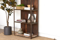 123" Tall 20th Century Industrial Bookcase