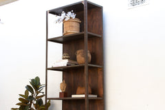 123" Tall 20th Century Industrial Bookcase