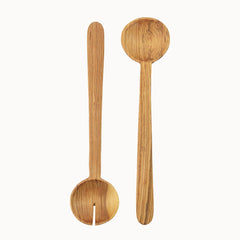 Olive Wood Pendulum Salad Server | Set of 2