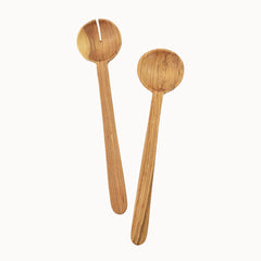 Olive Wood Pendulum Salad Server | Set of 2