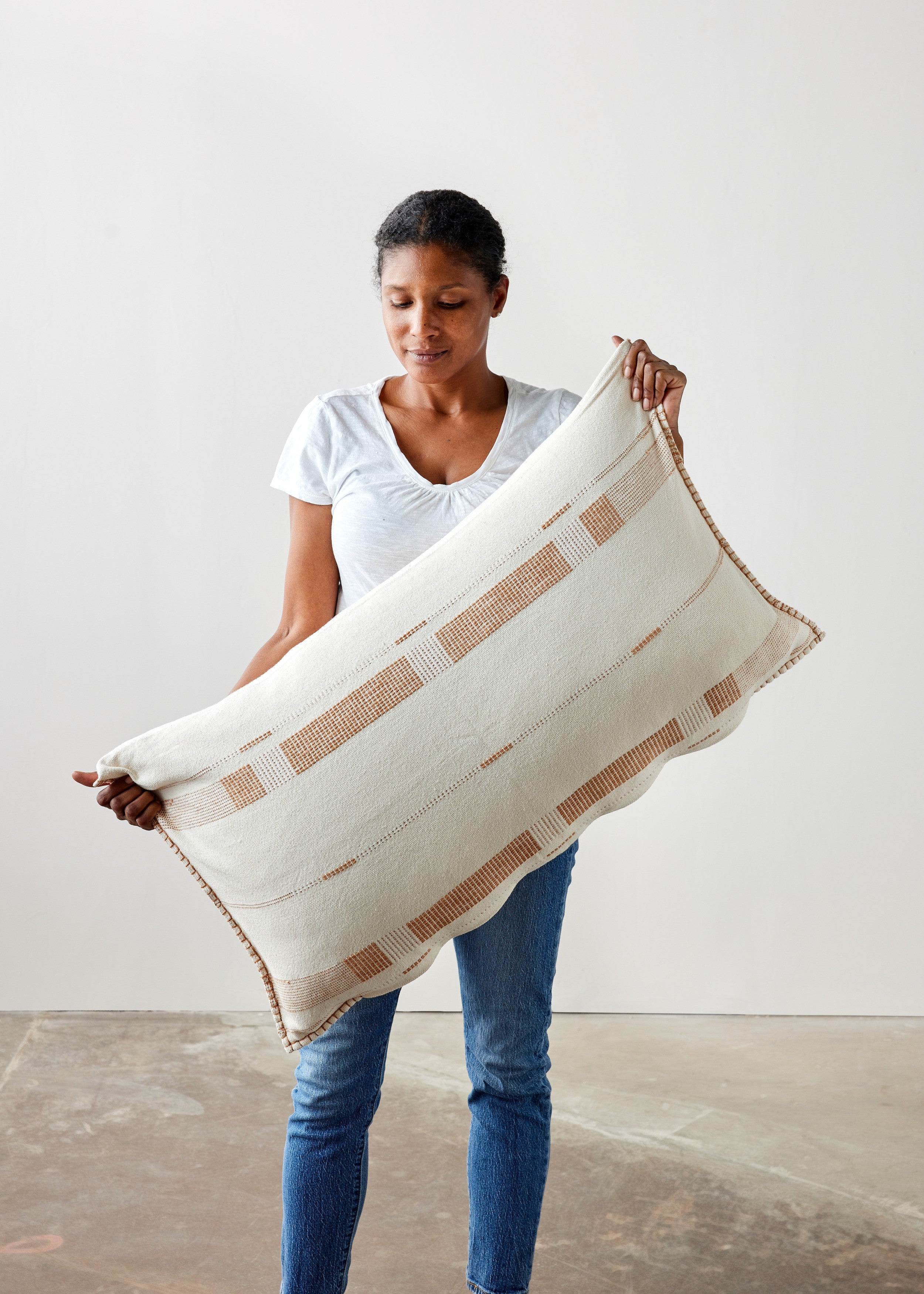 Fulcrum Sahara Oversized Cotton Lumbar Pillow - Atlas & Kiln