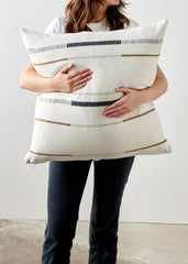 Mason Hand-Loomed Cotton Pillow - Atlas & Kiln
