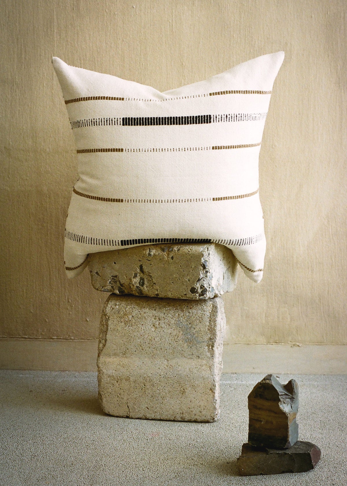 Mason Hand-Loomed Cotton Pillow - Atlas & Kiln