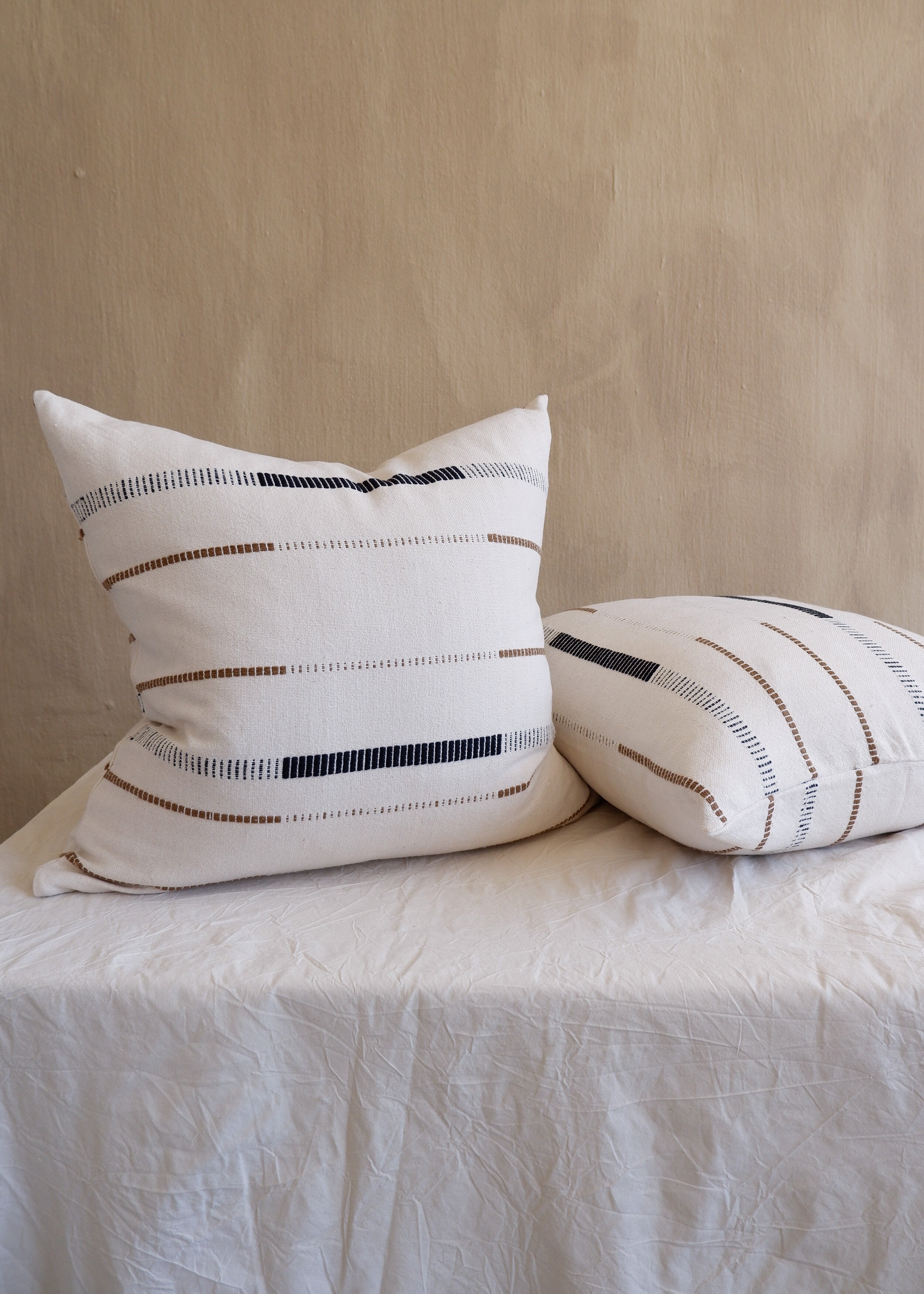 Mason Hand-Loomed Cotton Pillow - Atlas & Kiln