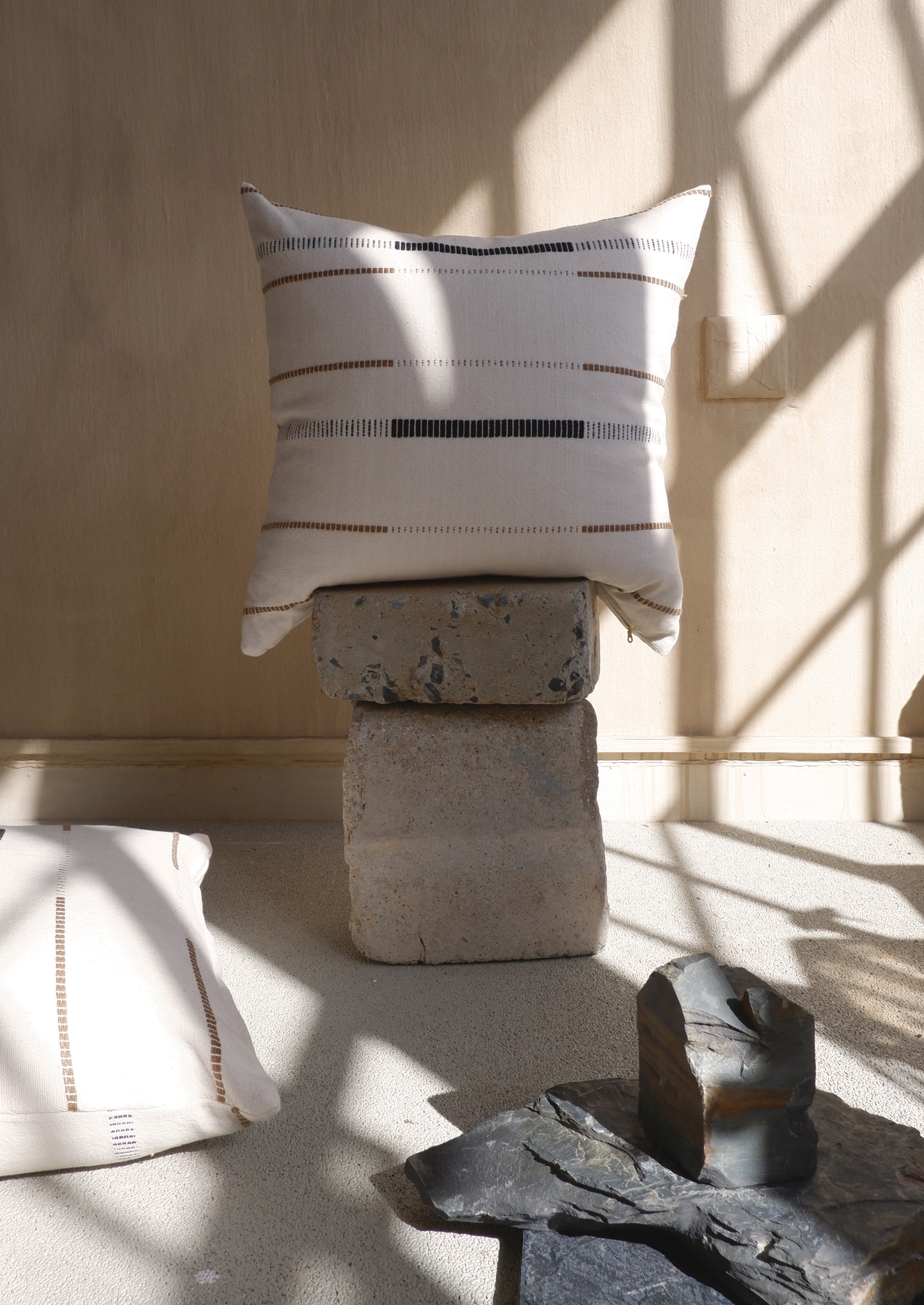 Mason Hand-Loomed Cotton Pillow - Atlas & Kiln