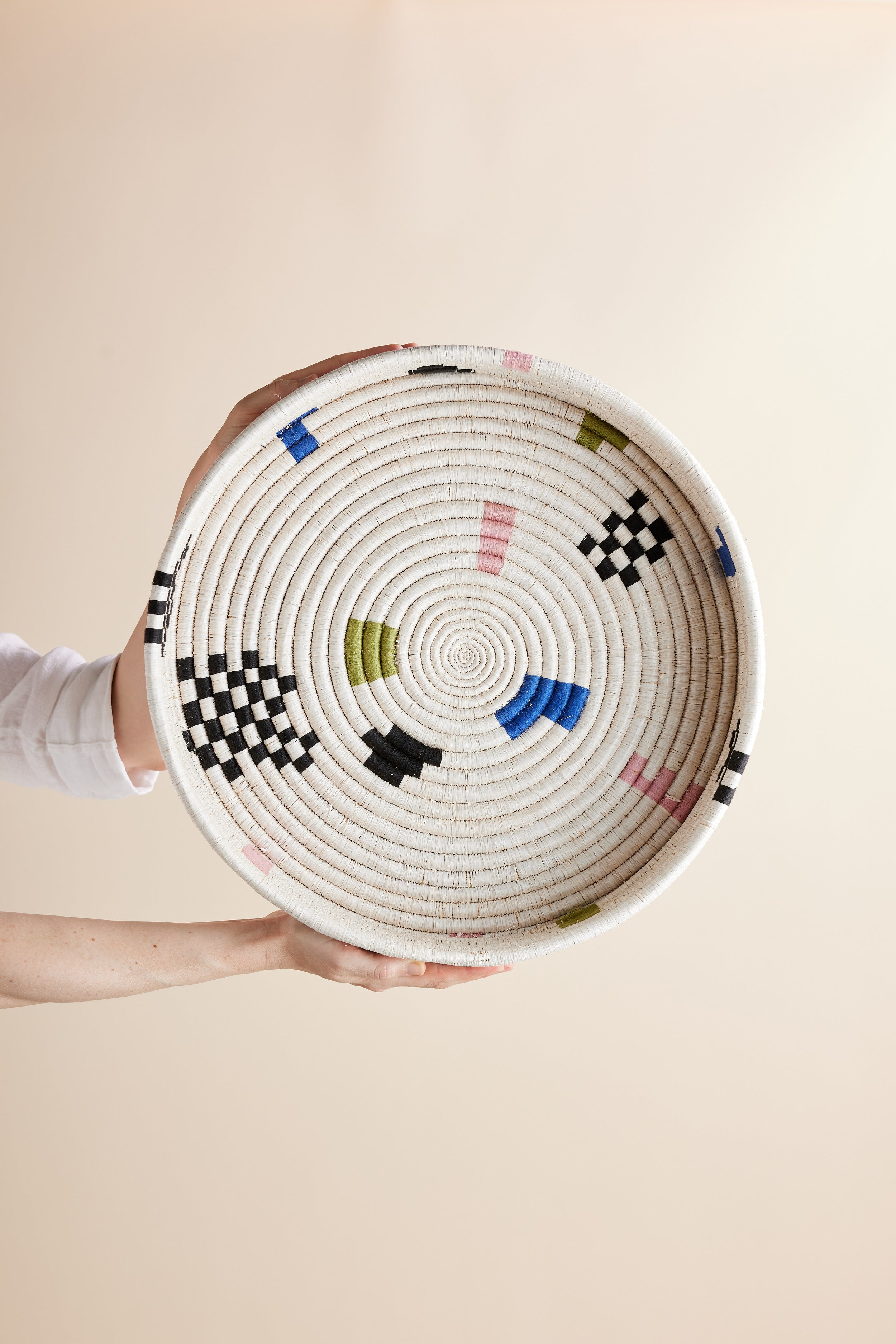 Mosaic Woven Nesting Tray - Atlas & Kiln