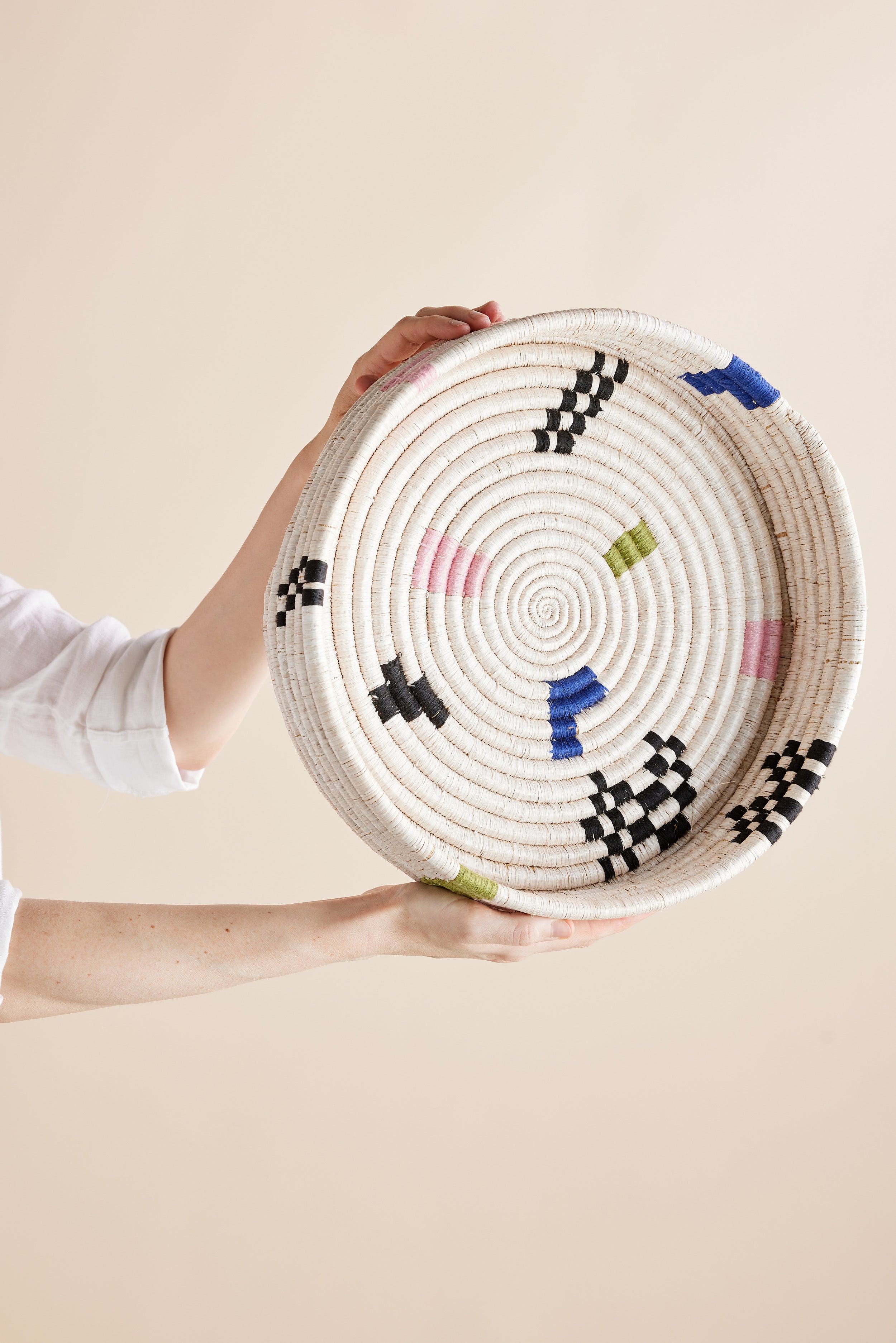 Mosaic Woven Nesting Tray - Atlas & Kiln