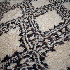Riva Vintage Moroccan Beni Ourain Rug | 6' x 9'6"