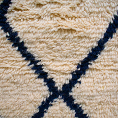 Contemporary Moroccan Wool Mini Rug | 1'11" x 3'3"