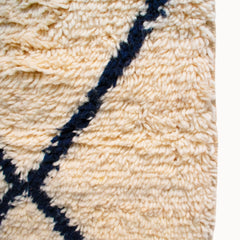 Contemporary Moroccan Wool Mini Rug | 1'11" x 3'3"