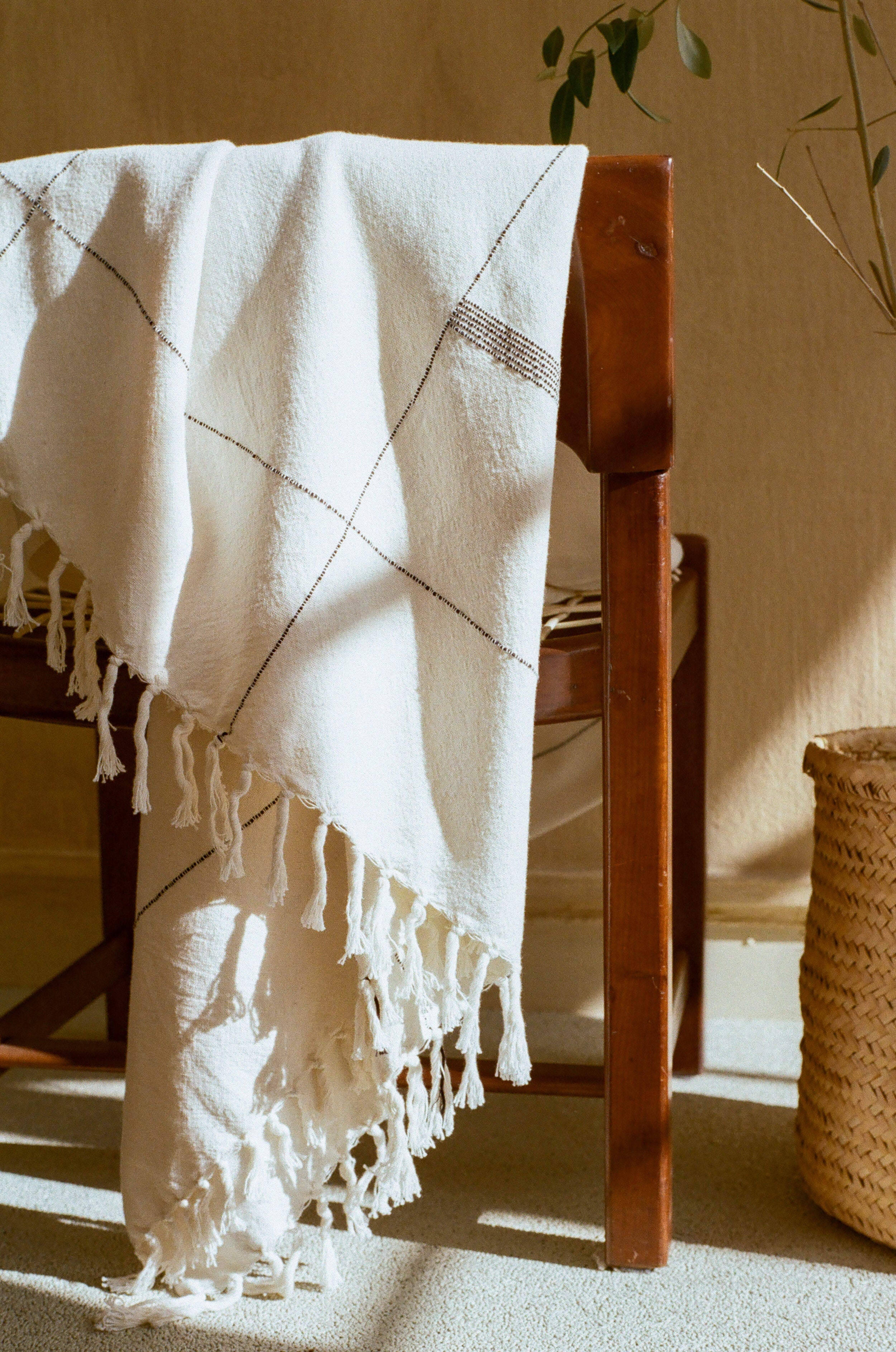Nadi Hand-Loomed Cotton Throw - Atlas & Kiln