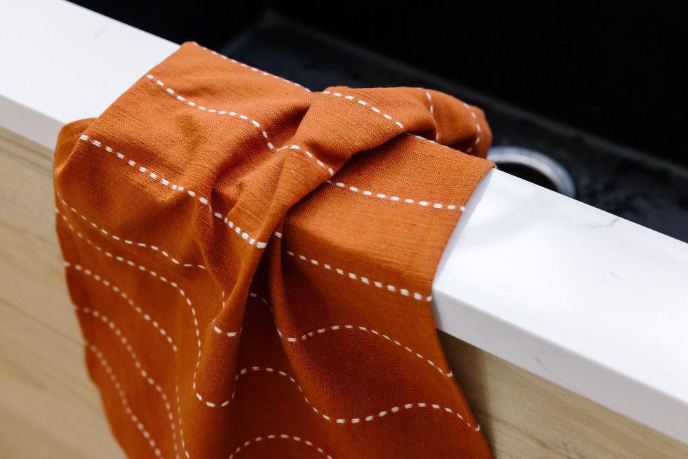 Rift Valley Handwoven Ethiopian Cotton Tea Towel - Atlas & Kiln