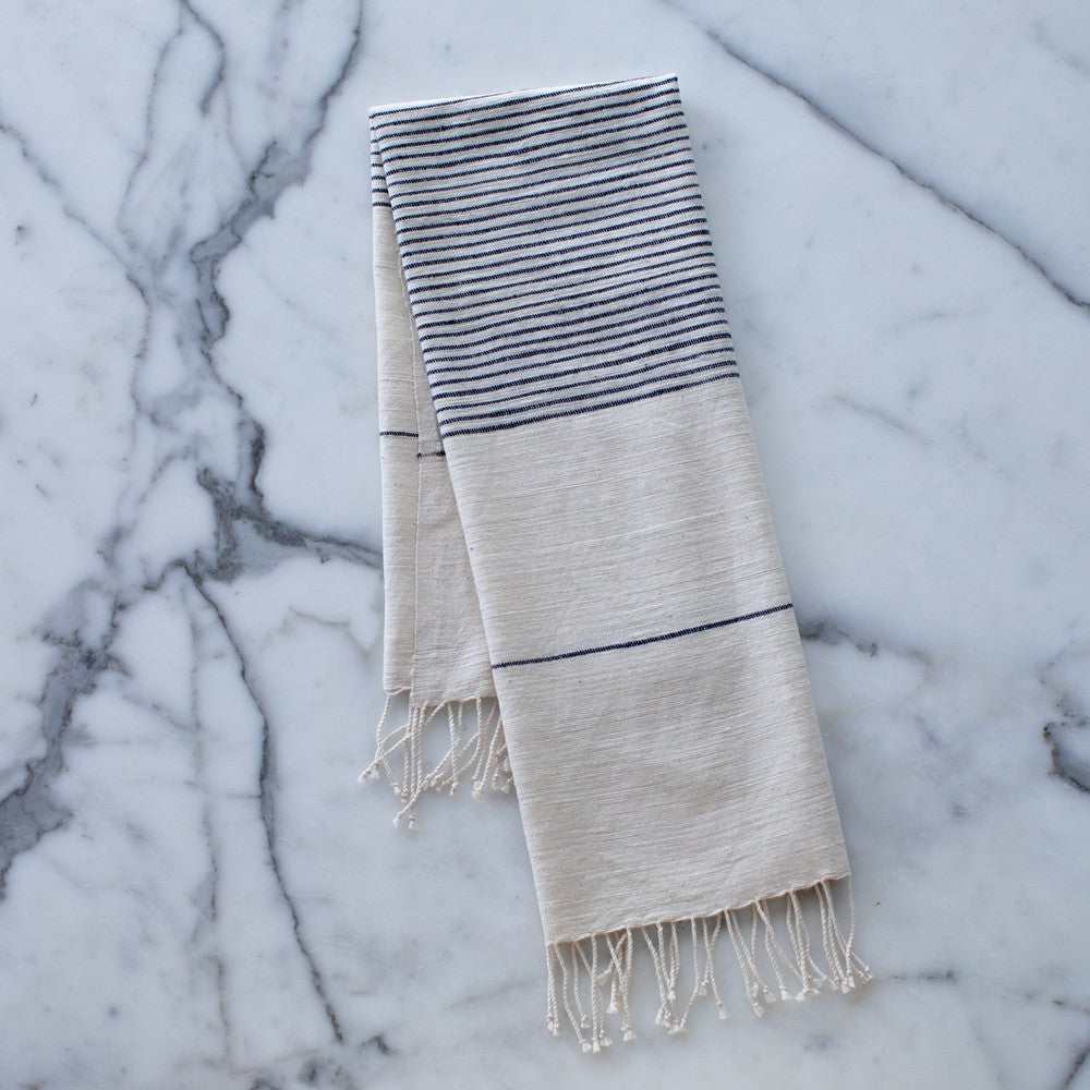 Roha Handwoven Ethiopian Cotton Kitchen Towel - Atlas & Kiln