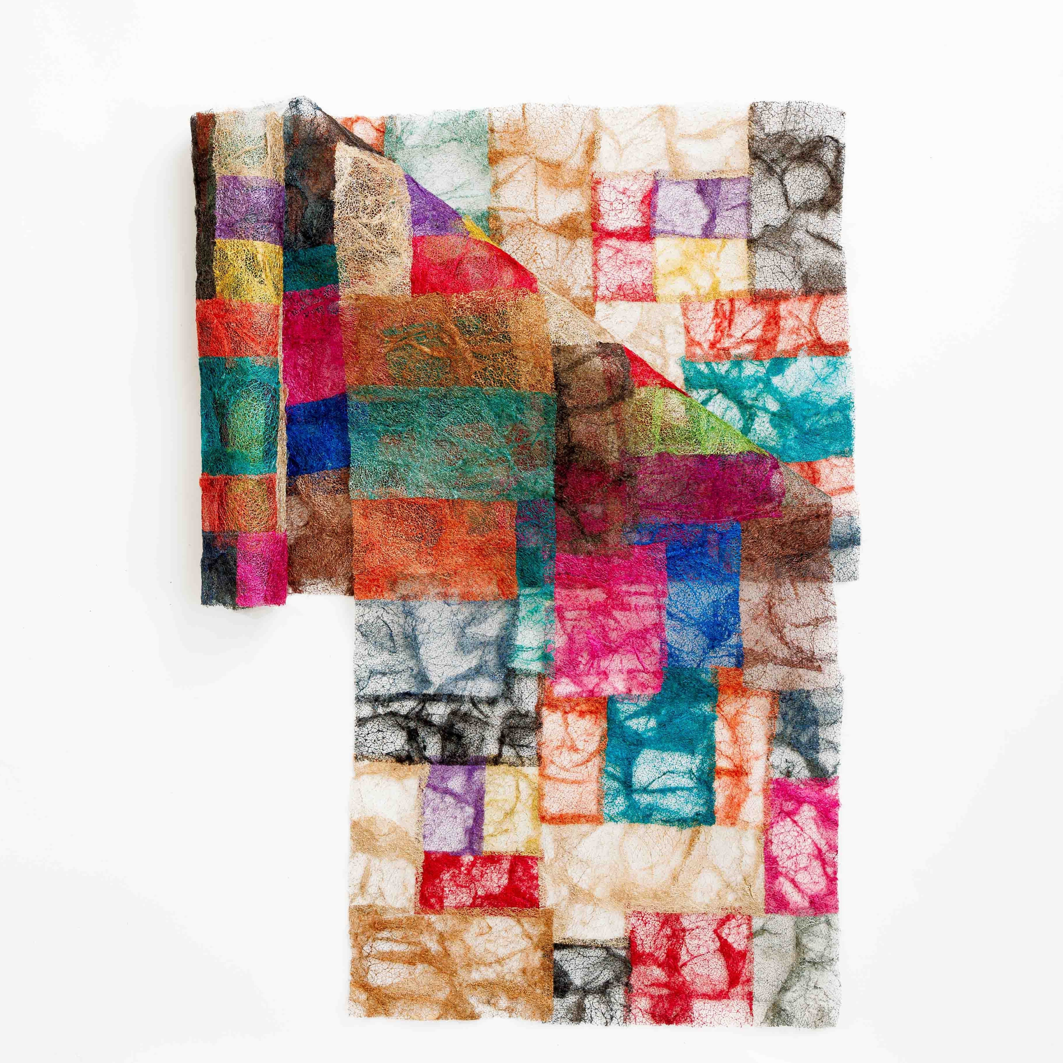 Ceranchia Wild Silk Patchwork Table Runner - Atlas & Kiln