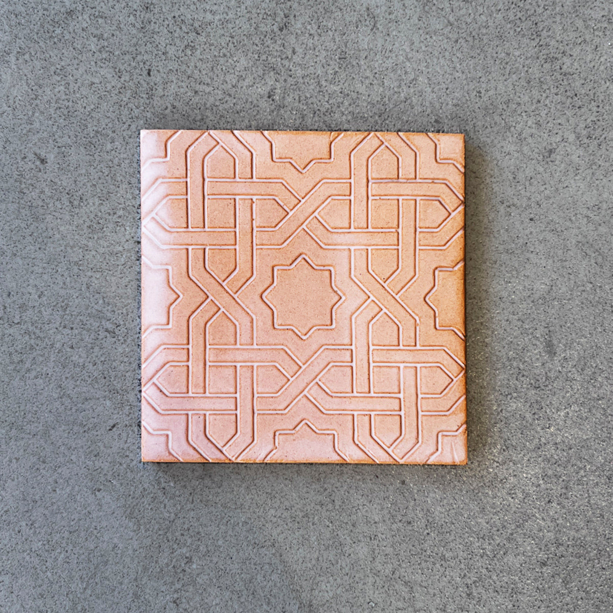 Mourisco Portuguese Terracotta Tile Trivet - Atlas & Kiln
