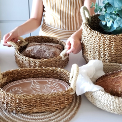Bird & Leaf Terracotta Bread Warmer Basket - Atlas & Kiln