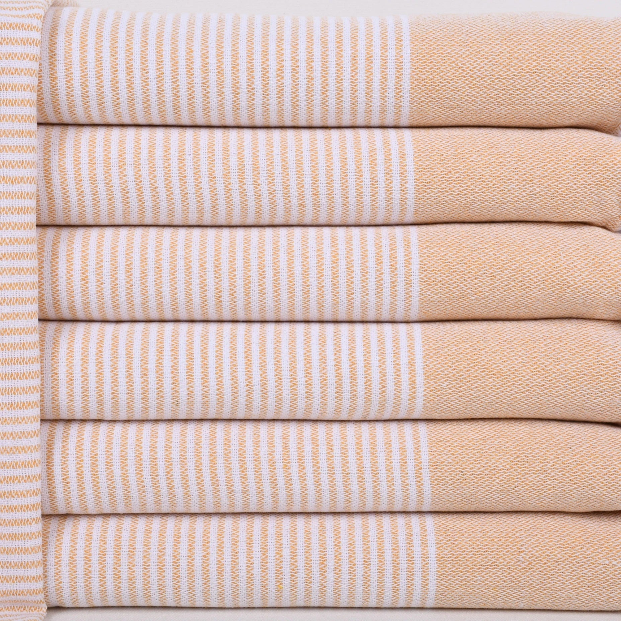 Papatya Apricot Turkish Peşkir Towel - Atlas & Kiln
