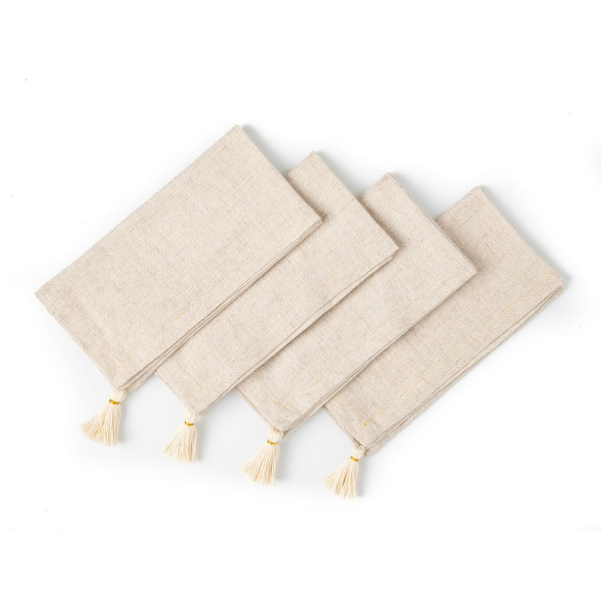 Handwoven Colombian Tassel Napkins – Set of 4 - Atlas & Kiln