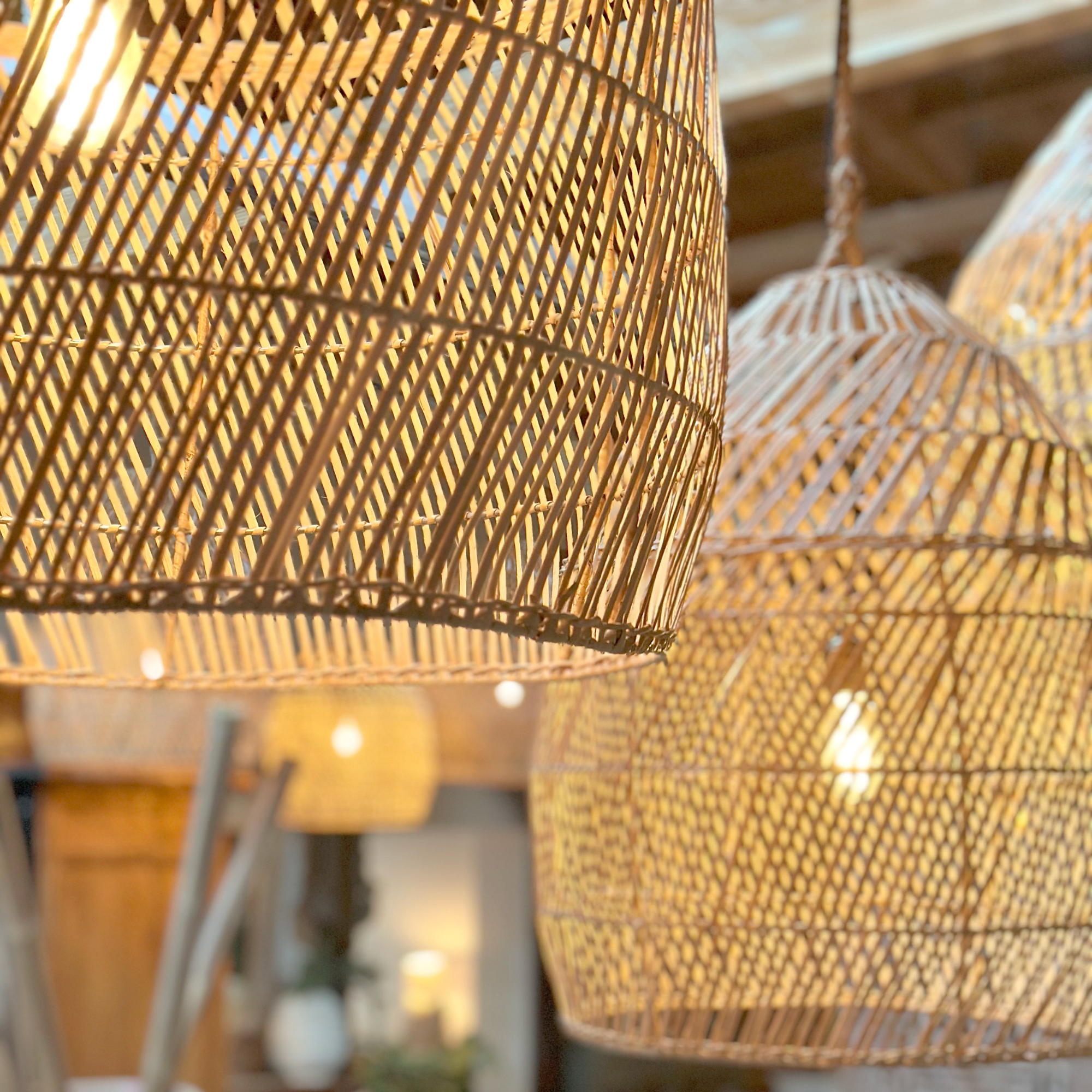 Tulum Handwoven Rattan Pendant Light - Atlas & Kiln