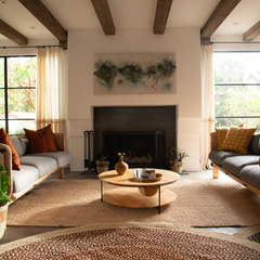Handwoven Rwandan Rectangular Sisal Rug - Atlas & Kiln