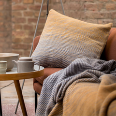 SAVONA Austrian Gradient Herringbone Throw